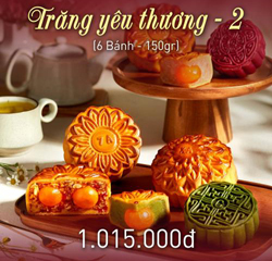 HỘP 6 BÁNH TRUNG THU GIVRAL TRĂNG YÊU THƯƠNG 2